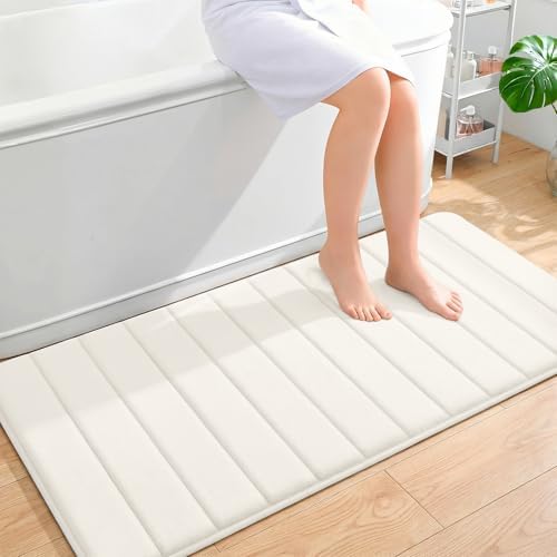 OLANLY Memory Foam Long Bathroom Rugs Runner 47x24, Super Soft Absorbent by OLANLY