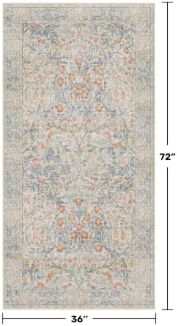 Washable 3x6 Runner Rug for Entryway - Image 2