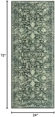 KILOCOCO Hallway Runner 2x6 Washable Runner Non-Slip Kitchen Rug - Image 2