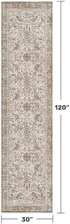 Hazo Haus Boho Moss 2'6"x10' Long Hallway Runner Rug - Image 2