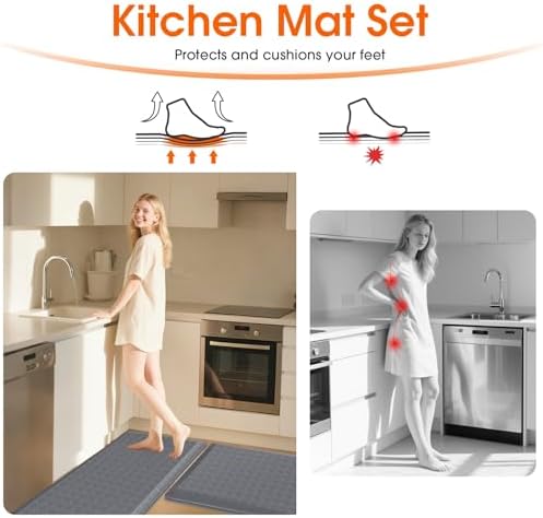 TranquilRelax 4/5 Inch Cushioned Anti Fatigue Kitchen Mats - Image 4