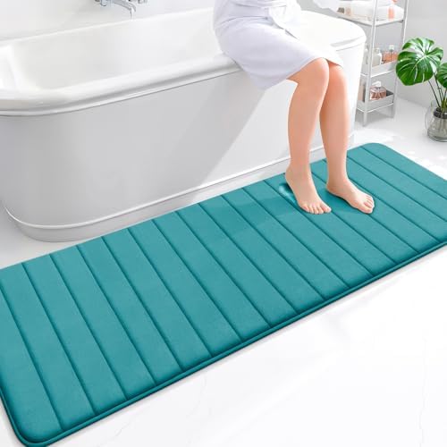 OLANLY Memory Foam Long Bathroom Rugs Runner 70x24, Super Soft Absorbent by OLANLY