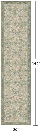 12ft Extra Long Vintage Runner Rugs - Image 2