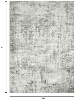 2x6 Abstract Kitchen Runner Rug Washable Non-Slip Bedroom Rugs - Image 2