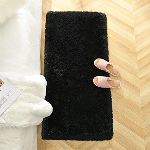 Chicrug Soft Runner Rug for Bedroom Living Room Plush Fluffy Rug 2x3 - Image 4