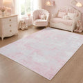 Washable 4'x6' Abstract Area Rug by Unknown