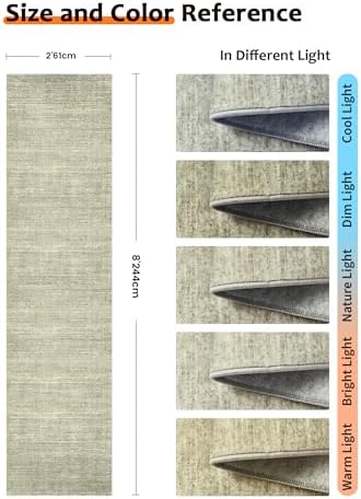 2x8 Runner Rug Non Slip, Washable Rug Runners - Image 2