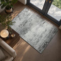 Toneed Washable 2x3 Grey Area Rug by Toneed