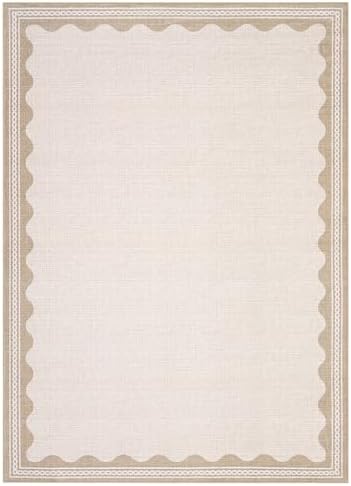 GarveeHome Scalloped 4x6 Rug Non-Slip Washable Low-Pile Carpet - Image 5