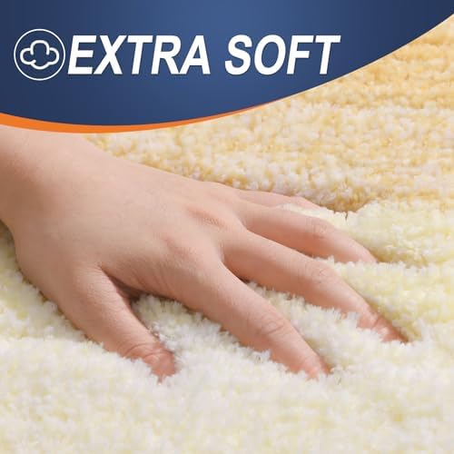 OLANLY Bathroom Runner Rug 40x24, Extra Soft Absorbent Microfiber Bath Rugs - Image 3