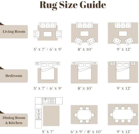 Homemate Washable Rug 4x6 Area Rugs - Image 2