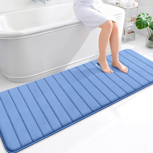 OLANLY Memory Foam Long Bathroom Rugs Runner 70x24, Super Soft Absorbent by OLANLY