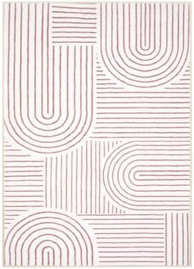 Lahome Abstract 6x9 Pink Rugs for Girls Room, Soft Washable Living Room Rug - Image 7