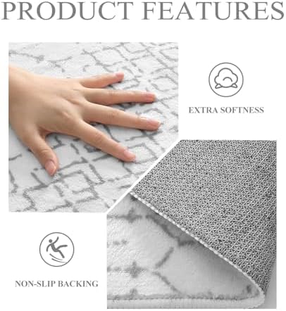 Lahome Moroccan Kitchen Runner Rugs Non Skid Washable - Image 5