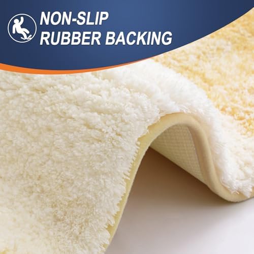OLANLY Large Bathroom Rugs 44x32, Extra Soft Absorbent Microfiber Bath Rugs - Image 5