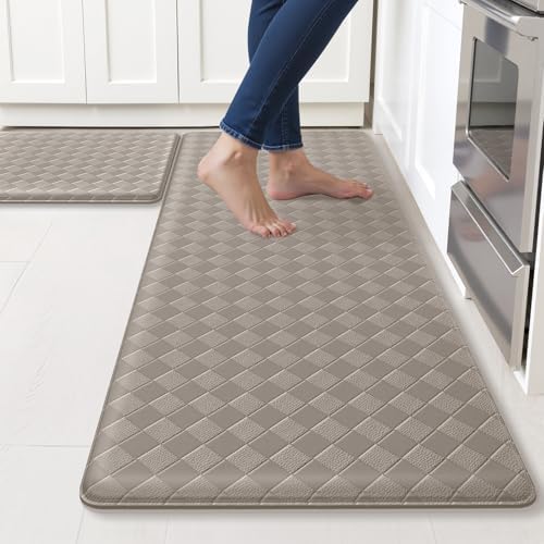 TranquilRelax 2-Piece Kitchen Mats, Cushioned Non-Slip Floor Mats by Unknown
