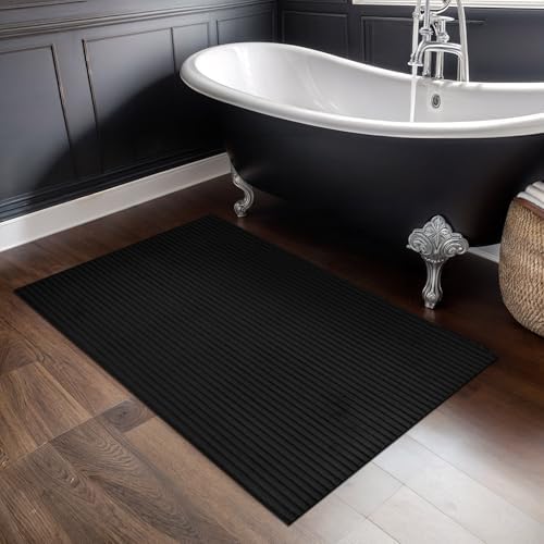Fluffy Area Rug 2 x 3 Modern Durable Ultra Soft Plush Ribbed Indoor Rugs - Image 5