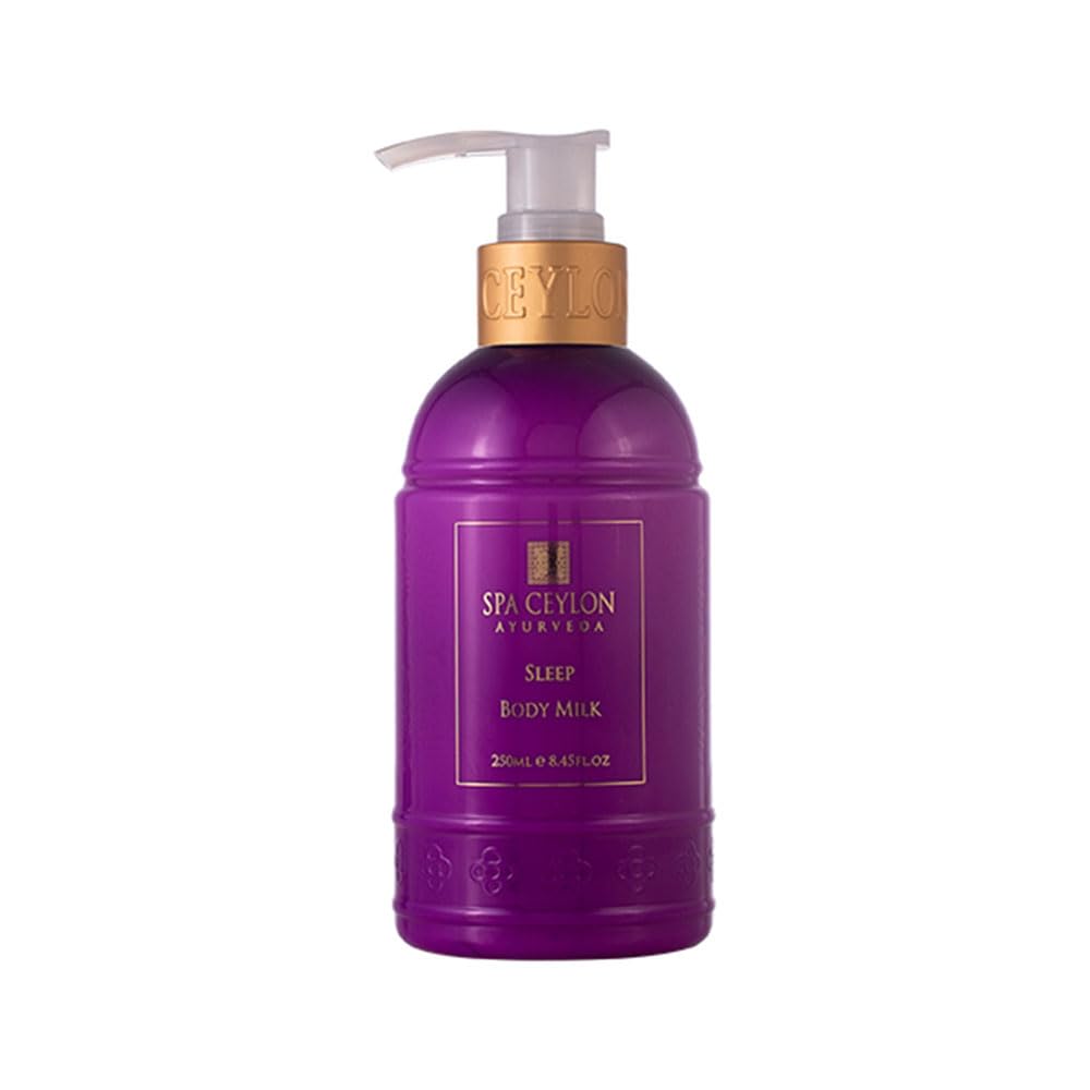 SPA CEYLON SLEEP Body Milk | Pure Lavender & Luxurious Fragrance | Nourishes & Treats Dryness | Suitable for all skin types