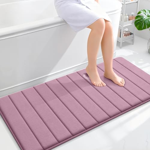 OLANLY Memory Foam Long Bathroom Rugs Runner 47x24, Super Soft Absorbent by OLANLY