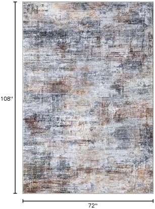 IOHOUZE Abstract Area Rugs 6x9 Ft Washable Rugs - Image 2