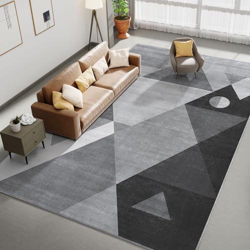 HOMFINE Washable Modern Area Rug by HOMFINE