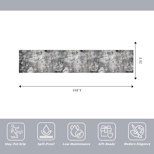 2x10ft Hallway Runner Rug – Non-Slip Washable Long Carpet Runner - Image 2