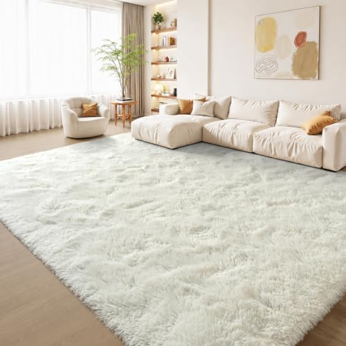 Zentavio White Living Room Rugs 8x10 Large Area Rugs - Image 6