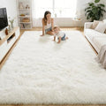OLANLY Area Rugs for Living Room Bedroom, Machine Washable 4x5.9 ft Soft Fluffy by OLANLY