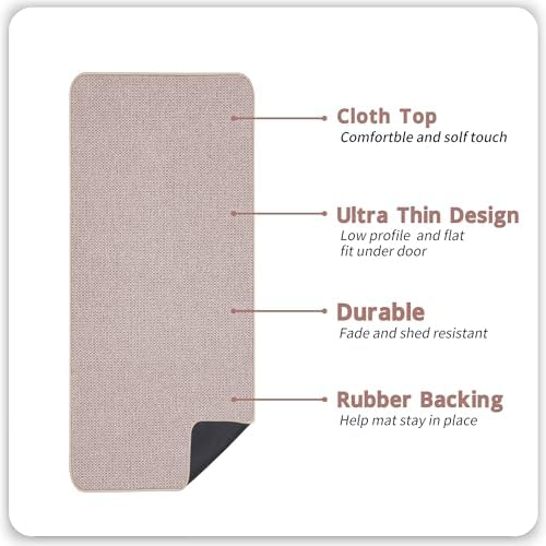 Bath Mat, Ultra Thin Bathroom Runner Rugs, Large Bath Mats - Image 2
