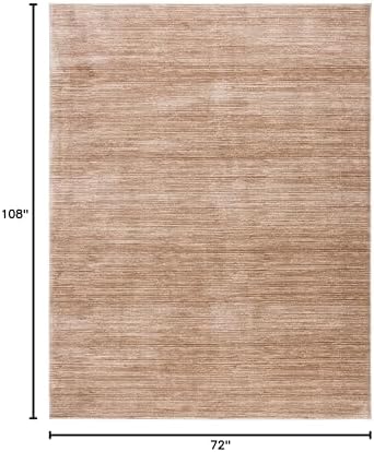 SAFAVIEH Vision Area Rug 6x9, Modern Tonal Light Brown VSN606C - Image 2