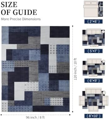 YIHOUSE Modern Washable 8x10 Area Rugs - Image 6