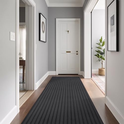 Fluffy Area Rug 2 x 7 Modern Durable Ultra Soft Plush Ribbed Indoor Rugs - Image 4