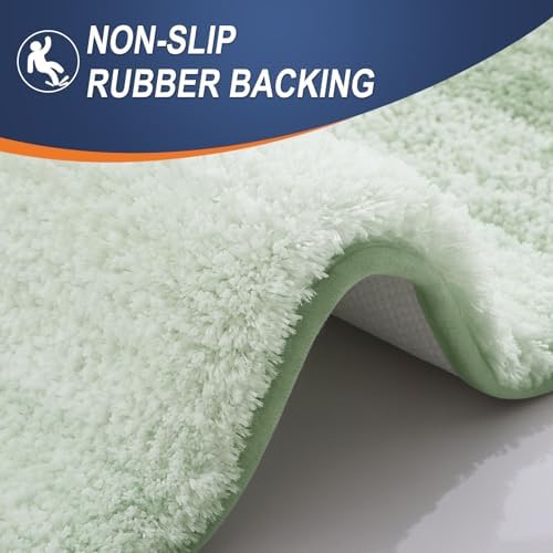 OLANLY Bathroom Runner Rug 59x24, Extra Soft Absorbent Microfiber Bath Rugs - Image 4