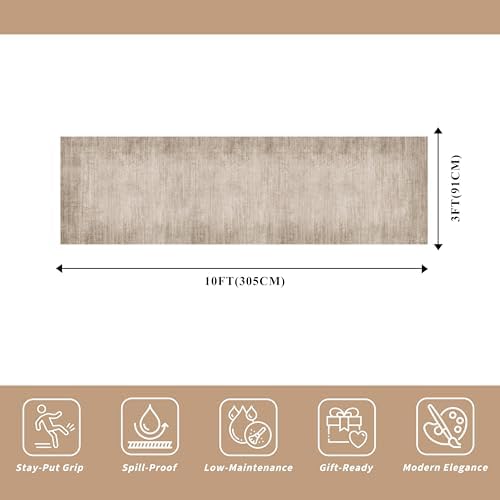 3x10 ft Hallway Runner Rug – Non-Slip Washable Long Carpet Runner - Image 2
