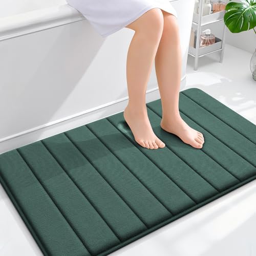 OLANLY Memory Foam Large Bath Mat 40x24, Super Soft Absorbent Bathroom Rugs by OLANLY