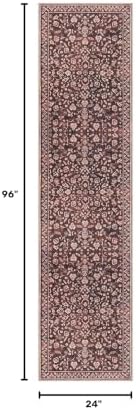 Washable Vintage 2x8 Runner Rug Non Slip Runners - Image 2