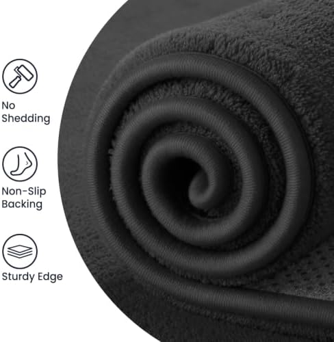 Sour Lemon 6x9 Area Rugs for Living Room Bedroom, Large Carpet Black Rug - Image 3