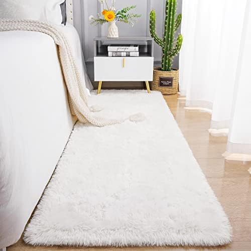 Chicrug Soft Runner Rugs for Bedroom Living Room Plush Fluffy Rug 2x8 by ChicrugHomeDecor