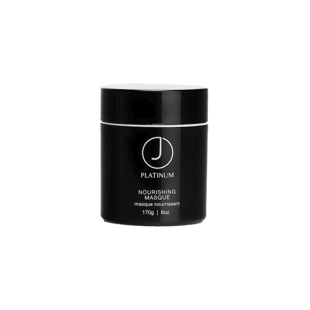 J Beverly Hills Platinum Nourishing Hair Mask with Lavender Oil for Hair Growth, 6 Oz