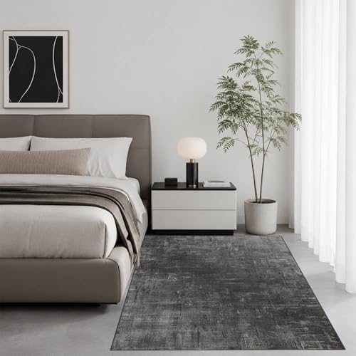 Washable 4x6 Rug Modern Abstract Area Rug - Image 3