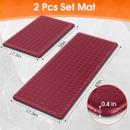 TranquilRelax 2-Piece Kitchen Mats, Cushioned Non-Slip Floor Mats - Image 2