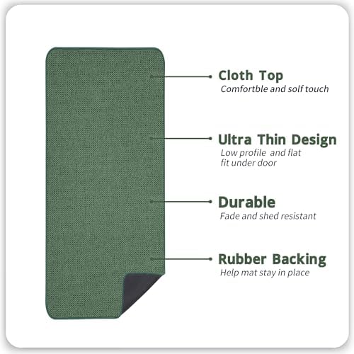 Bath Mat, Ultra Thin Bathroom Runner Rugs, Large Bath Mats - Image 2