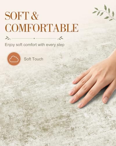 OLANLY 2'6"x12' Washable Runner Rug, Non Slip Carpet - Image 4