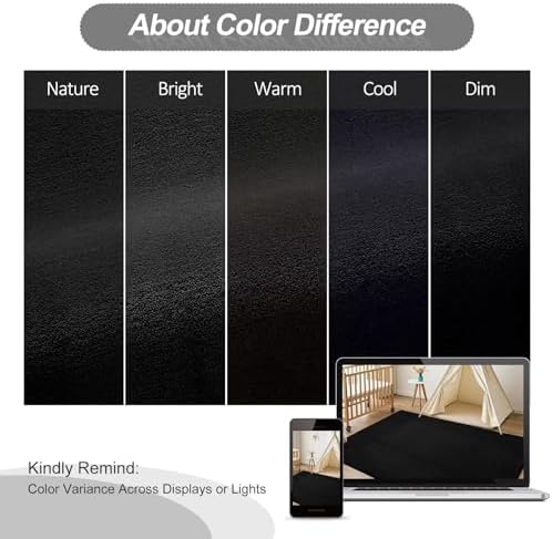 Vasofe Black Runner Rug, 2x8 Long Non Slip Hallway Rug, Bedroom Runner Rugs - Image 7