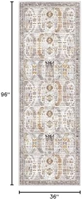 Madane Hallway Runner 3x8, Kitchen Rugs Washable Entry Rug - Image 2