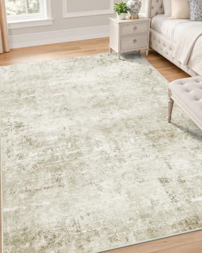 OLANLY 4x6 Washable Area Rug, Soft Non Slip Carpet by OLANLY