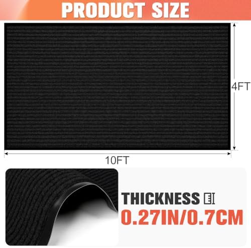 MYFAMIREA Commercial Floor Mat 4' x 10' Extra Large Door Industrial Rug - Image 2