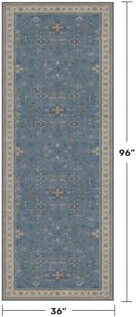 Washable 3x8 Throw Rug for Hallway - Image 2