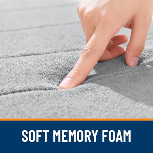 OLANLY Memory Foam Long Bathroom Rugs Runner 44x24, Super Soft Absorbent - Image 5