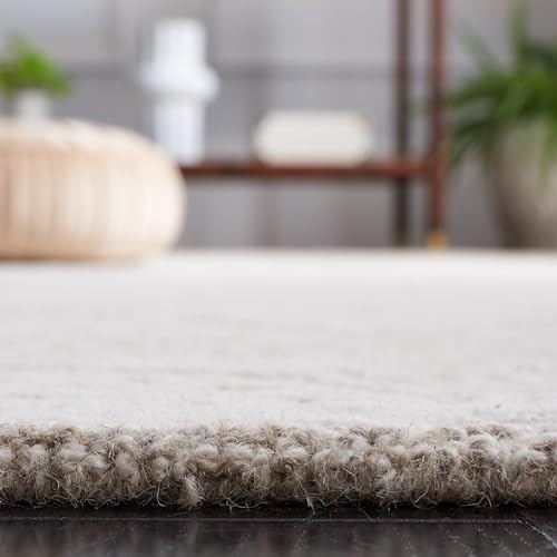 SAFAVIEH Metro Square Rug 4', Transitional Natural & Ivory MET998A - Image 5